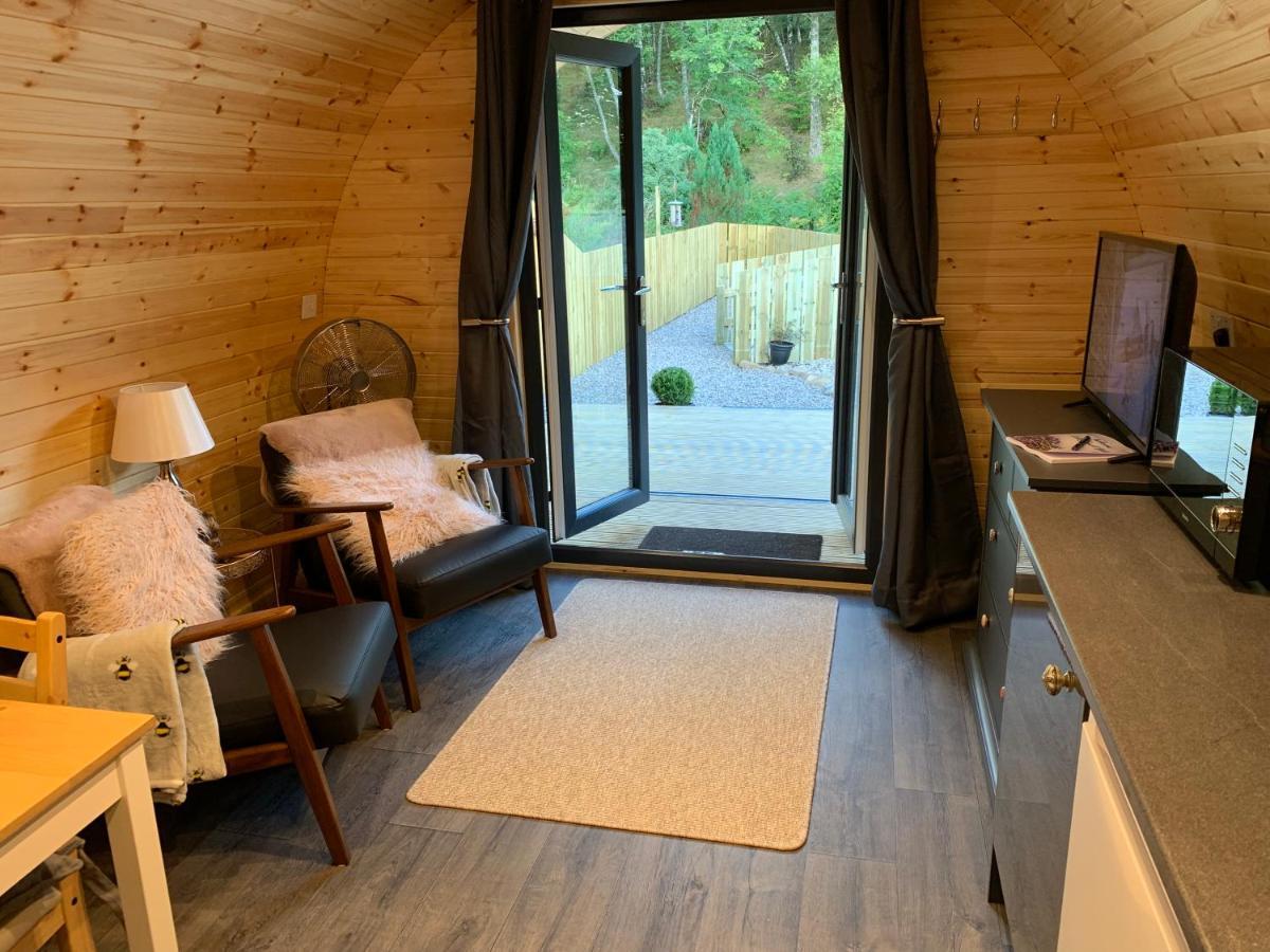 Loch Ness Woodland Pods Hotel Drumnadrochit Bagian luar foto